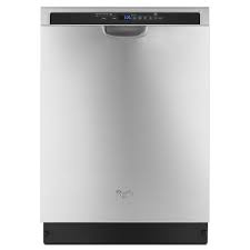 Whirlpool Front Control Built In Tall Tub Dishwasher In Monochromatic Stainless Steel W Stainless Steel 1 Hour Wash Cycle 50 Dba