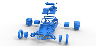 sand rail buggy 1 25 3d print model
