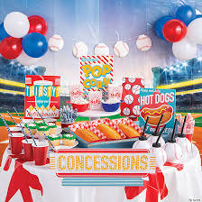 baseball party supplies decorations
