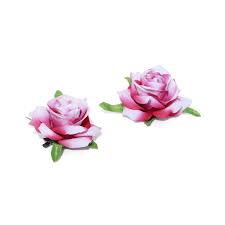 Find beautiful pictures of roses from our collection of beautiful rose flowers gallery to. Priyaasi Set Of 2 Fabric Rose Flower Pink And White Colour Hair Clip Buy Priyaasi Set Of 2 Fabric Rose Flower Pink And White Colour Hair Clip Online At Best Price In