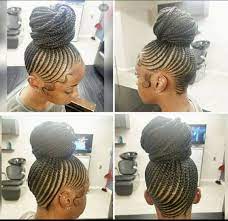 Braided updo hairstyles for black women. Pin On Kia Khameleon Natural Hair And Beauty