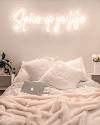 Inspo Custom Neon Quote Sign Art Bedroom Spice Up Your Life