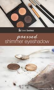diy pressed shimmer eyeshadow