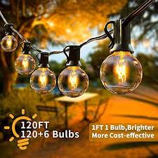 Outdoor String Lights 125ft G40