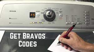 how to get codes may bravos washer