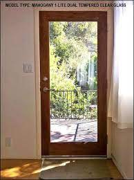 Glass Exterior Door