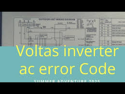 voltas inverter ac error code list
