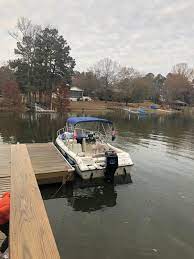 how to secure floating dock to a