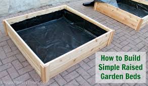 How To Build Simple Raised Garden Beds