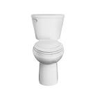 American Mainstream 4.8L Single Flush Right Height Elongated 2-Piece Toilet in Wh...