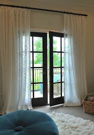 French Doors Interior Patio Door Curtains