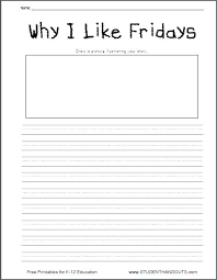 Printable Stories For Grade Writing Prompts Worksheets