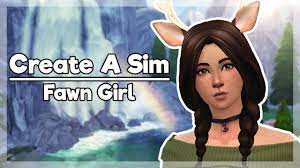 sims 4 create a sim fawn deer