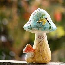 Cute Mushrooms Decoration Resin