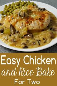 This recipe calls for cooked chicken. Easy Chicken And Rice Bake For Two Zona Cooks