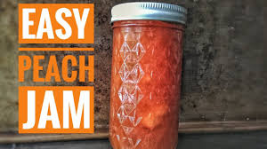 peach jam easy homemade no pectin