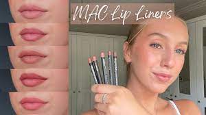 mac lip liner try on oak