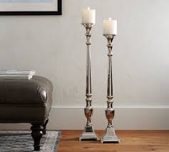 estate silver candlesticks candle