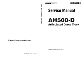 Therefore we must know the character of the advantages and disadvantages of each amplifier equipment. Hitachi Ah500 D Articulated Dump Truck Service Manual Km8t Jg E 01 By Heydownloads Issuu