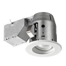 Globe Electric 3 In White Swivel Recessed Lighting Kit Energy Star Certified Led Bulb Included 91198