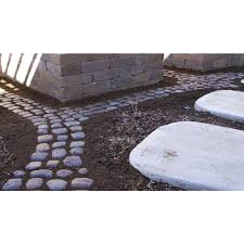 Get free shipping on qualified edging stones or buy online pick up in store today in the outdoors department. Landecor 12 In X 12 In Square Step Stream Stone 8 Pack 54 The Home Depot Garden Stepping Stones Diy Patio Pavers Landscaping With Rocks