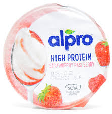 alpro high protein strawberry and