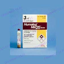 humalog mix 25 75 insulin cartridge