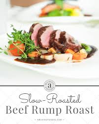 slow roasted beef rump roast a