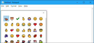 windows 10 s new emoji picker in any app