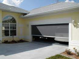 solarroll motorized garage door screens