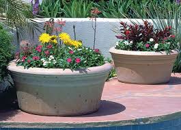 Concrete Outdoor Planters Pots