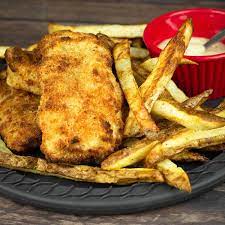 air fryer fish chips the salted pepper