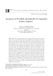 Iosr atau international organization of scientific research adalah lembaga riset swasta yang dikelola secara independen. Pdf Analysis Of Sci Hub Downloads Of Computer Science Papers
