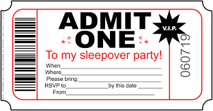 Free Printable Sleepover Invitation Templates Vastuuonminun