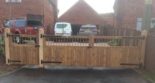 double wooden gates many designs for