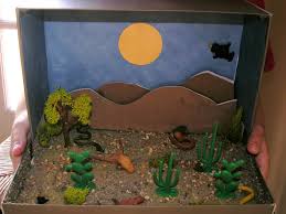 I wanted to share a project we're just finishing that we all enjoyed. How To Make A Desert Diorama Craft