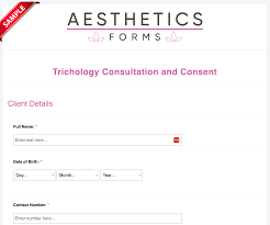 trichology consultation form