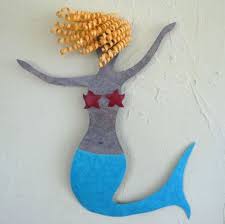 Custom Mermaid Metal Wall Art Sea Life