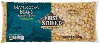 first street mayocoba beans 16 oz