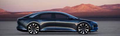 The first model from startup lucid motors boasts an aerodynamic shape that's functional and while tesla has established itself as the preeminent ev automaker, lucid motors is currently best known. Lucid Air Lucid Motors Starts Construction Of Its Ev Factory Auto News Et Auto