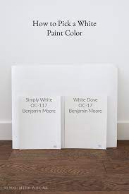 White Dove By Benjamin Moore How To