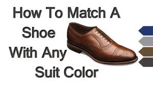 Dress Shoes Color Chart