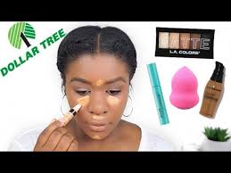 dollar tree makeup challenge l