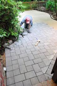How To Lay A Paver Patio Gravel Sand