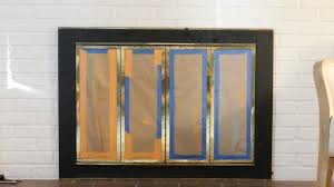 How To Refinish Rusted Fireplace Doors