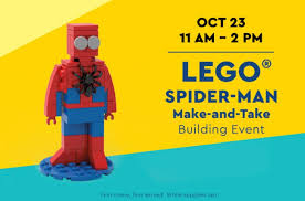 free lego spider man make and take at