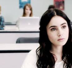 gif lily collins tay stuck in love