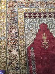 turkish armenian full silk prayer rug