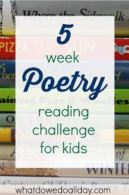 5 week poetry challenge for national