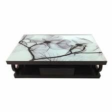 Digital Glass Center Sofa Table